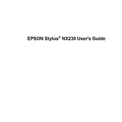 Epson Stylus NX230 manual cover