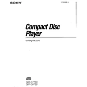 Sony CDP-C77ES manual cover