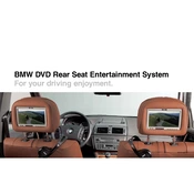 BMW X3 DVD Rear Seat Entertainment System 2004 manual cover