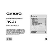 Onkyo DS A1 manual cover