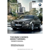 BMW 535i Gran Turismo 5 Series 2013 manual cover