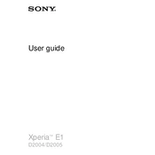 Sony D2004 Xperia E1 manual cover