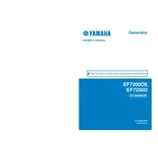 Yamaha EF7200DE, EF7200D manual cover