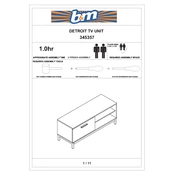 Detroit B&M TV Unit 345357 manual cover