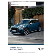 Mini Countryman Mini Connected 2021 manual cover