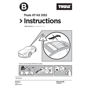 Thule XT 3153 manual cover