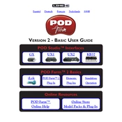 Line 6 POD Farm 2 Basic manual cover