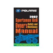 Polaris 2002 Sportsman 6x6 manual cover