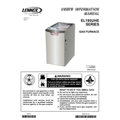 Lennox EL195UHE manual cover