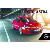 Opel Astra GCT 2018 manual cover