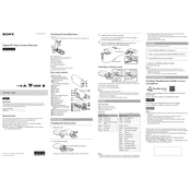 Sony HDR-AS30 manual cover