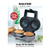 Salter EK1691 Deep Fill Pie Maker manual cover