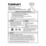 Cuisinart CGG-240 manual cover