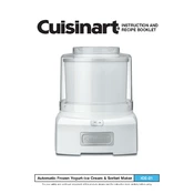 Cuisinart ICE-21P1 manual cover