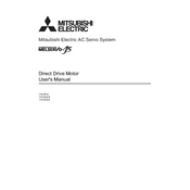 Mitsubishi Electric Direct Drive Motor manual cover