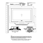 Sony KDL-26N4000 manual cover