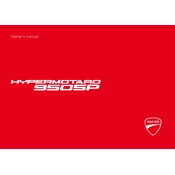 Ducati Hypermotard 950 SP 2019 manual cover