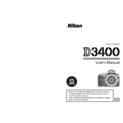 Nikon D3400 manual cover