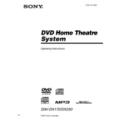 Sony DAV-DX170 manual cover