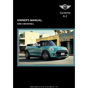 Mini Convertible 2016 manual cover