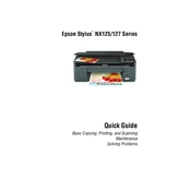 Epson Stylus NX125 manual cover