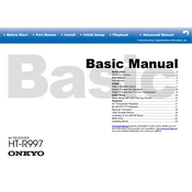 Onkyo HT R997