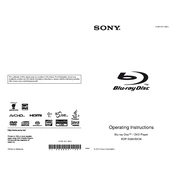 Sony BDP-BX38 manual cover