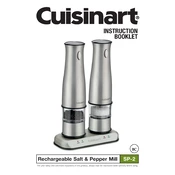 Cuisinart SP-2 manual cover