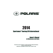 Polaris Sportsman Touring 570 manual cover