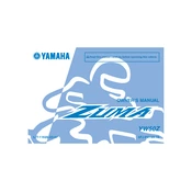 Yamaha YW50Z Zuma 2010 manual cover