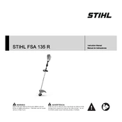 Stihl FSA 135 R manual cover