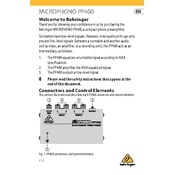 Behringer PP400 manual cover