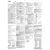 Mitsubishi Electric CL1X4 D1B2 manual cover