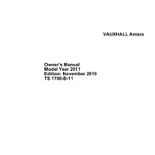 Vauxhall Antara 2010 manual cover