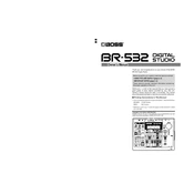 Boss BR-532 manual cover