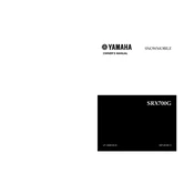 Yamaha SRX700G 2002 manual cover