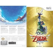 Nintendo The Legend of Zelda Skyward Sword  manual cover