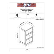 Easy Link B&M 3 Drawer Chest 343998 manual cover