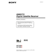 Sony SAT-A65A manual cover