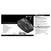 Cobra ESD 7400 manual cover