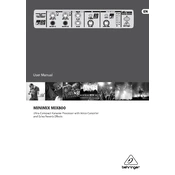 Behringer MIX800 manual cover