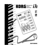 KORG ih manual cover