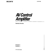 Sony TA-E511 manual cover