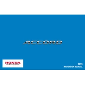 Honda Accord Sedan 2019 manual cover