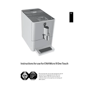 Jura ENA Micro 9 One Touch Coffee Machine manual cover