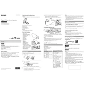 Sony HDR-AS20 manual cover