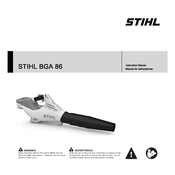 Stihl BGA 86 manual cover