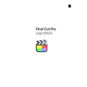 Apple Final Cut Pro Logic Effects manual cover