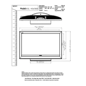 Sony KDL-40W3000 manual cover