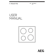 AEG IPE64571FB manual cover